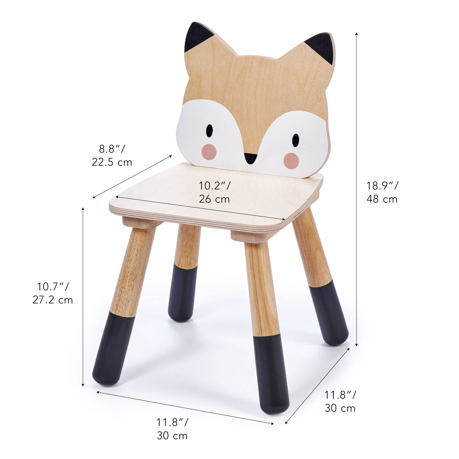 Wooden Fox Chair - Forest Collection - Plywood
