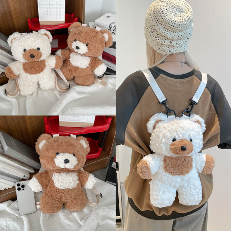 Teddy Bear Backpack | Plush Novelty Rucksack