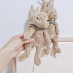 Plain Rabbit Soft Toy – Simple Bunny Doll in Off White or Brown, 23 cm, 30 cm, 40 cm