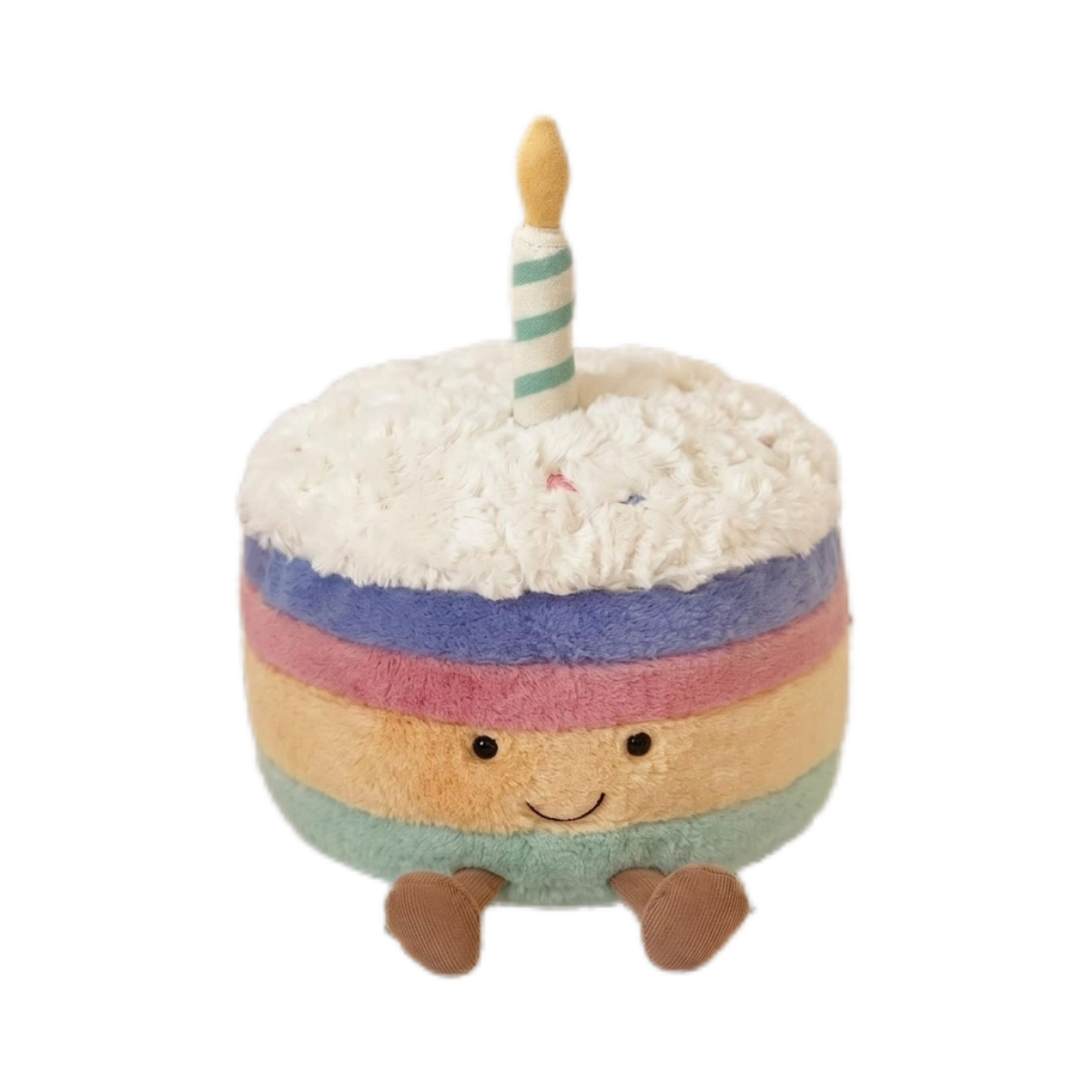 Birthday Cake Plush Toy – Cute Stuffed Food Character