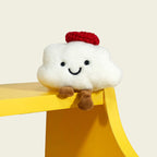 Plush Cloud Bag Charm – Smiling Cloud Keyring, 16 cm, PP Cotton, Four Versions