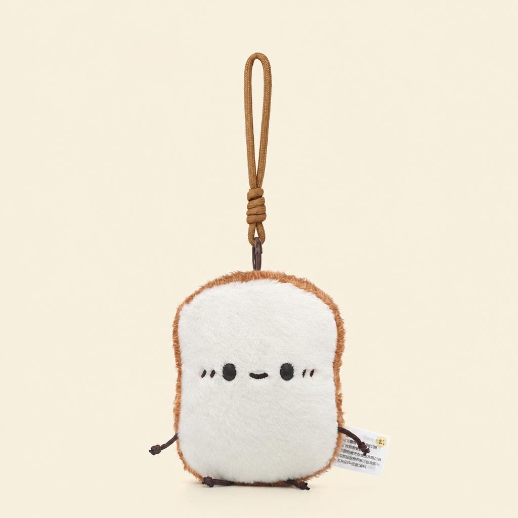 Small short-plush bakery treat soft toy shaped like bread – view 6 of 10