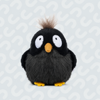Palm-sized short-plush songbird soft toys including kingfisher and sparrow – view 7 of 19