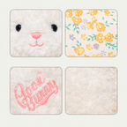 38 cm super soft plush bunny with floppy ears in a pastel shade – view 7 of 7