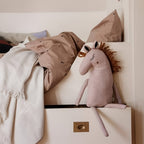 Unicorn Baby Comfort Plush Pillow – Soft Sleeping Companion Toy | Cotton-Linen | 0–3 Years