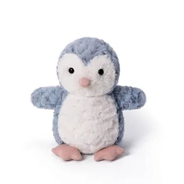 Penguin Plush Toy – Soft Stuffed Blue-Gray Penguin Doll with Pink Beak | 20 cm