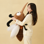 Plush insect soft toys including a mosquito, bee, ladybird, caterpillar and firefly – view 10 of 23