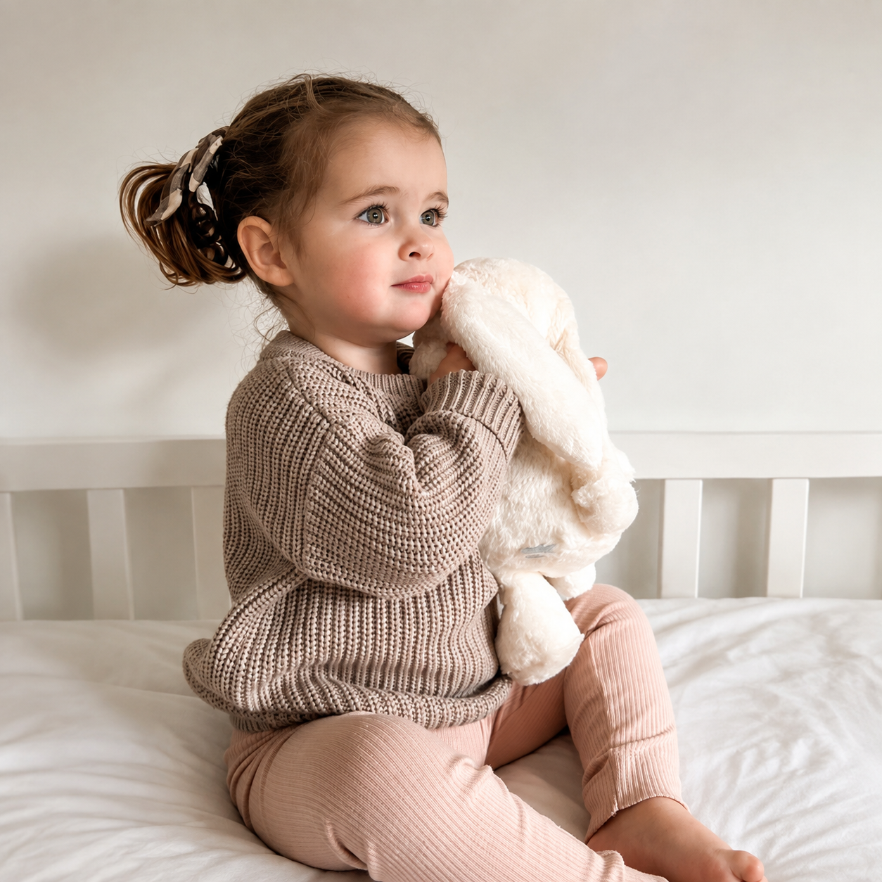 Cotton Crew Neck Jumper for Babies and Children - Relaxed Knit Pullover, 3 Months to 6 Years
