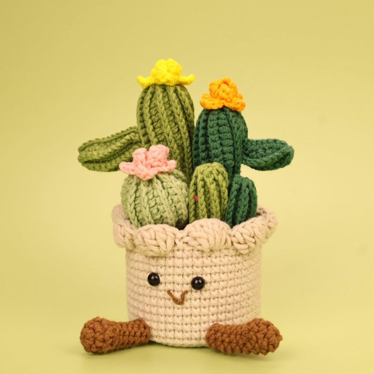 Crochet Cactus Plant | Cute Desk Decoration