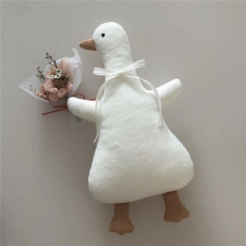 Duck Soft Toy Cushion – Cotton Plush, 45 cm, Ages 3+