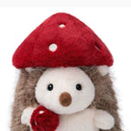 Hedgehog Plush Toy with Mushroom Hat – Soft Stuffed Animal Doll | 18 cm