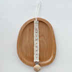 Floral Ribbon Dummy Clip – Lace Edge Soother Holder with Beech Wood Clip | 28.5 cm | 7 Designs