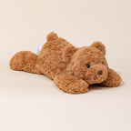 Floppy lying-down animal soft toy with outstretched limbs, 50cm – Bear