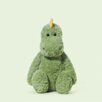 Large 50 cm plush velociraptor dinosaur soft toy in green – view 5 of 8