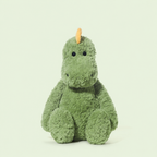 Large 50 cm plush velociraptor dinosaur soft toy in green – Green
