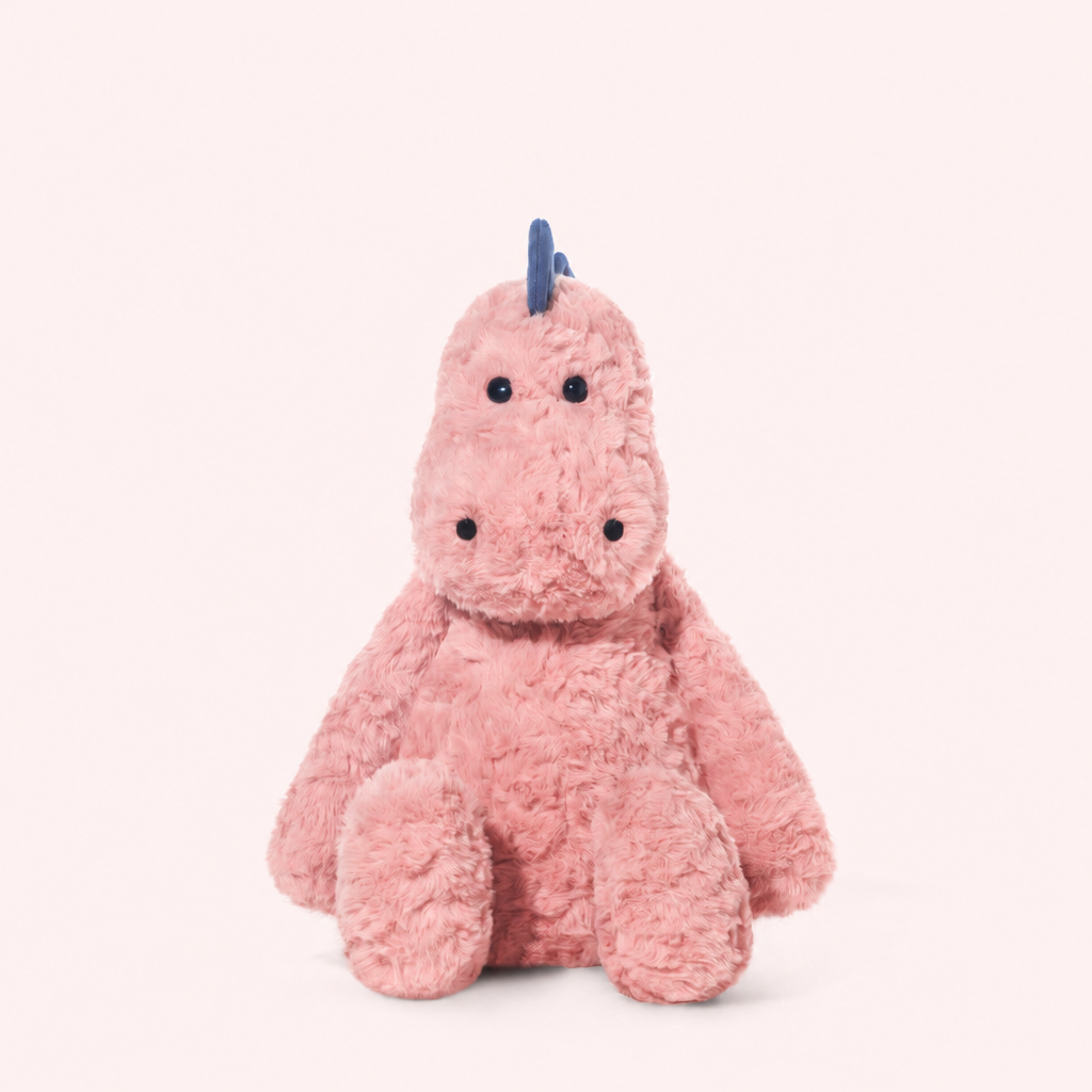 Large 50 cm plush velociraptor dinosaur soft toy in green – Pink