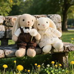 Dressed Rabbit Doll – Six Characters, 30 cm and 45 cm, Ages 6+
