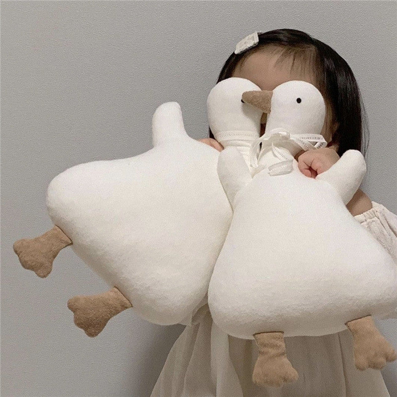 Duck Soft Toy Cushion – Cotton Plush, 45 cm, Ages 3+