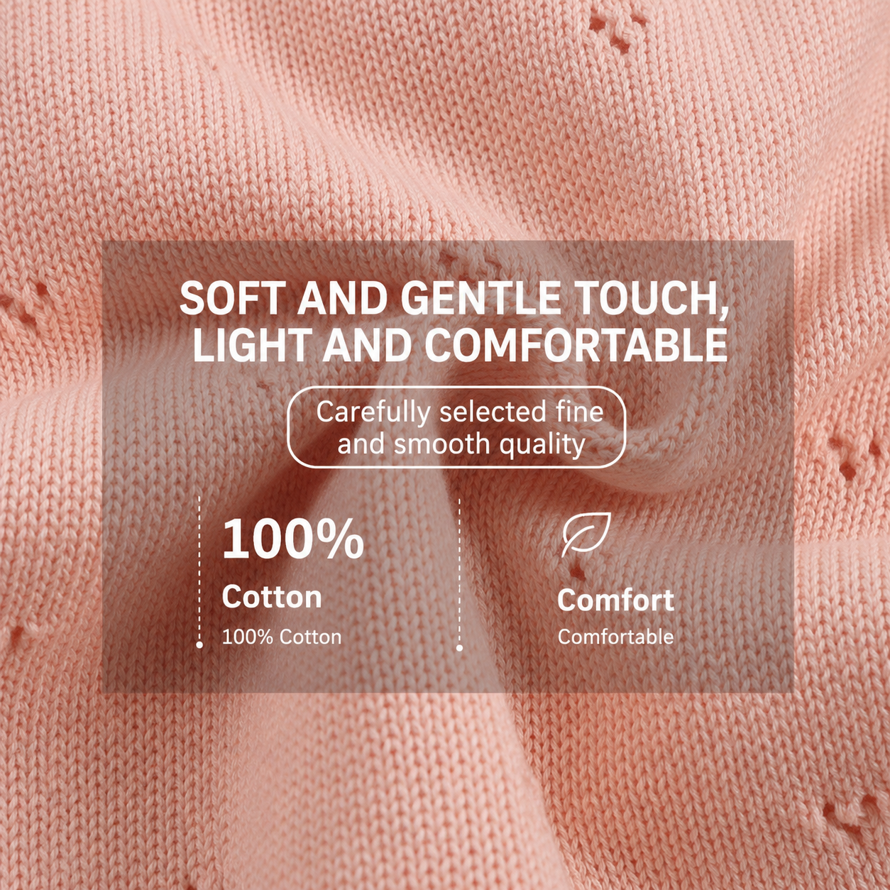 Fine Knit Baby Romper - Pink Pointelle Button Front All-in-One with Frill Shoulders, 0 Months to 3 Years