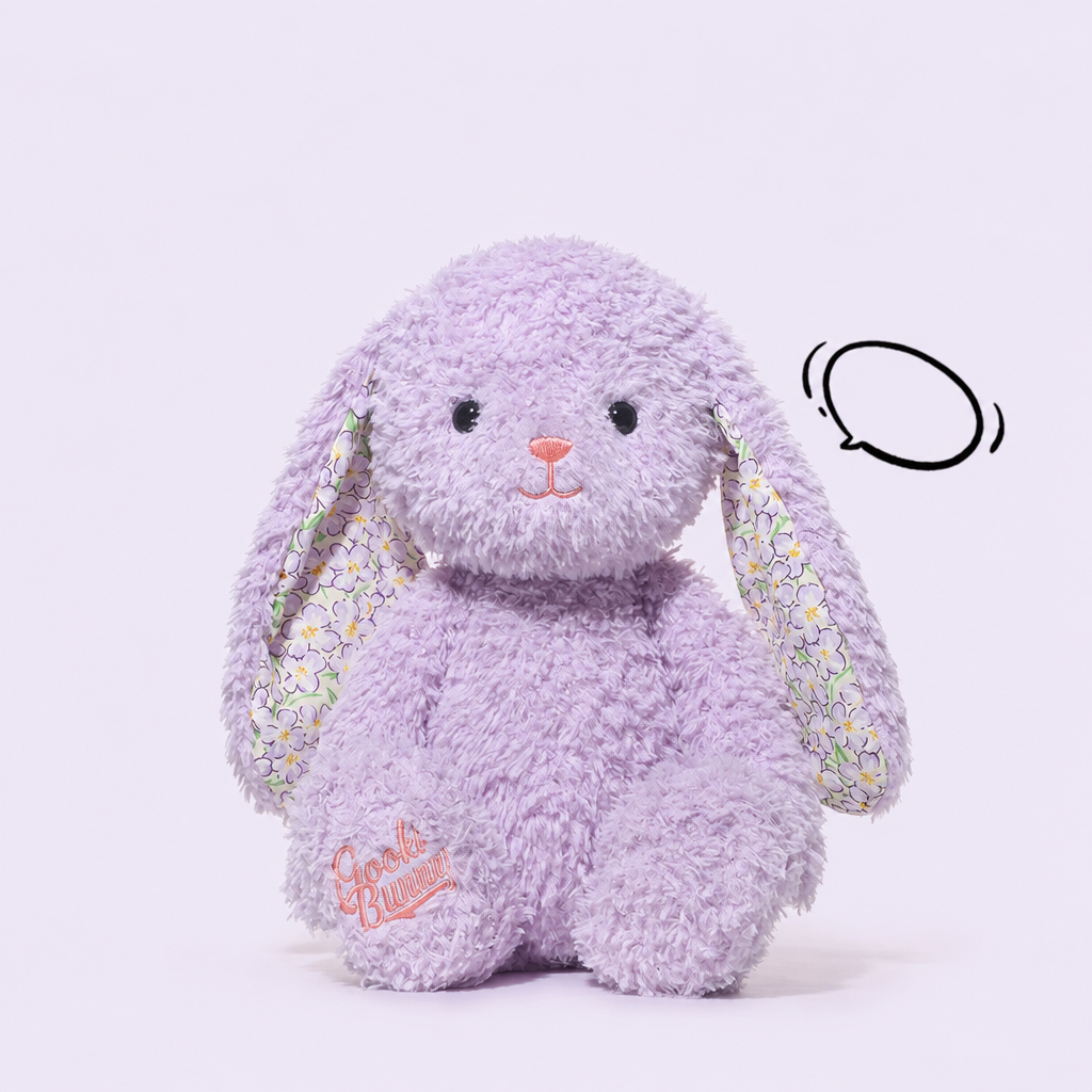 38 cm super soft plush bunny with floppy ears in a pastel shade – Taro Tart