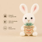 Hand Crochet Flower & Bunny Desk Decorations