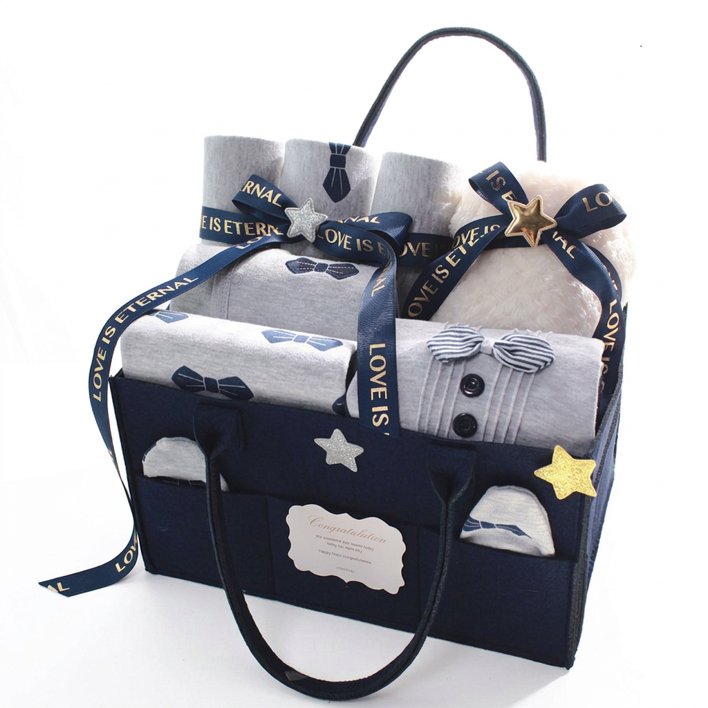 15 piece baby clothes gift set in bear or bow tie design – view 6 of 13
