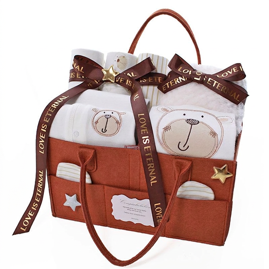 15 piece baby clothes gift set in bear or bow tie design – view 7 of 13
