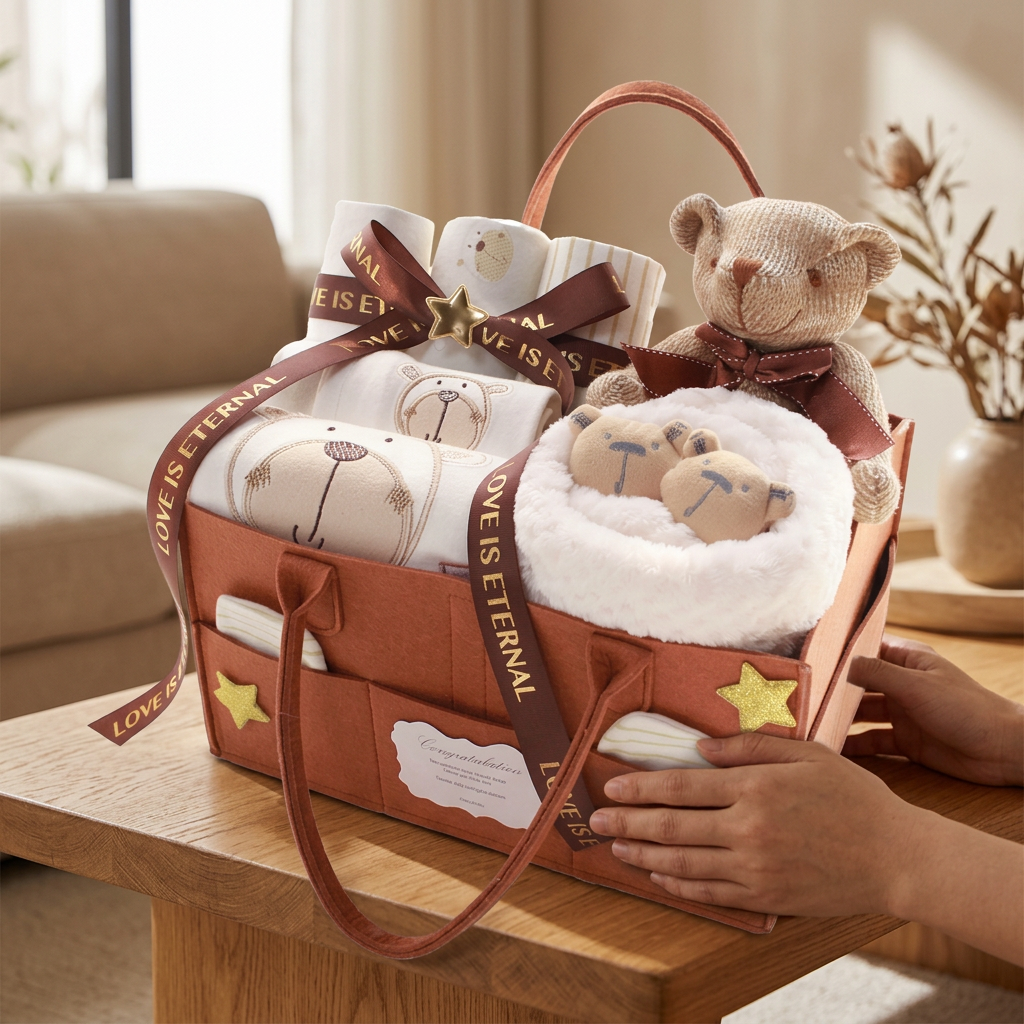 15 piece baby clothes gift set in bear or bow tie design – view 12 of 13