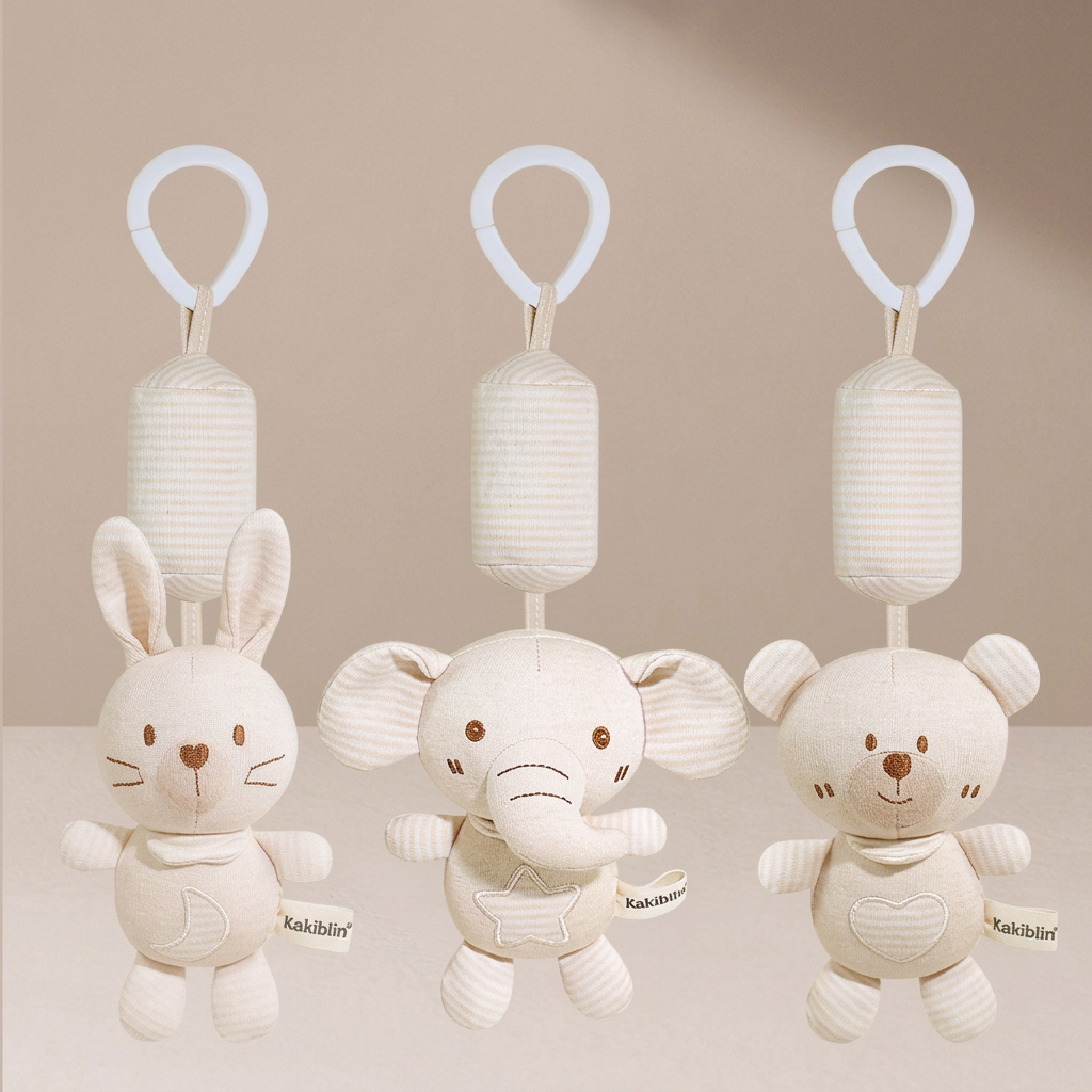 Four piece animal baby comforter gift set with soft toy, comforter and gift box – view 2 of 12