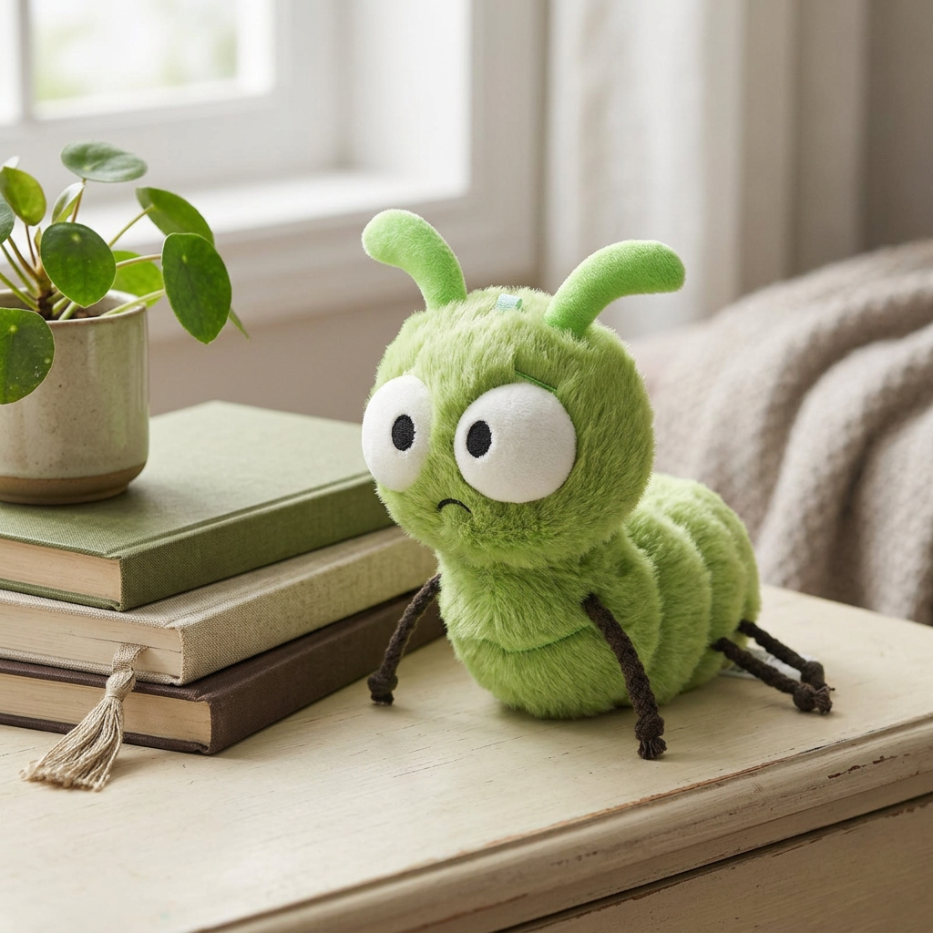 Funny insect plush soft toy with big expressive eyes – view 7 of 9