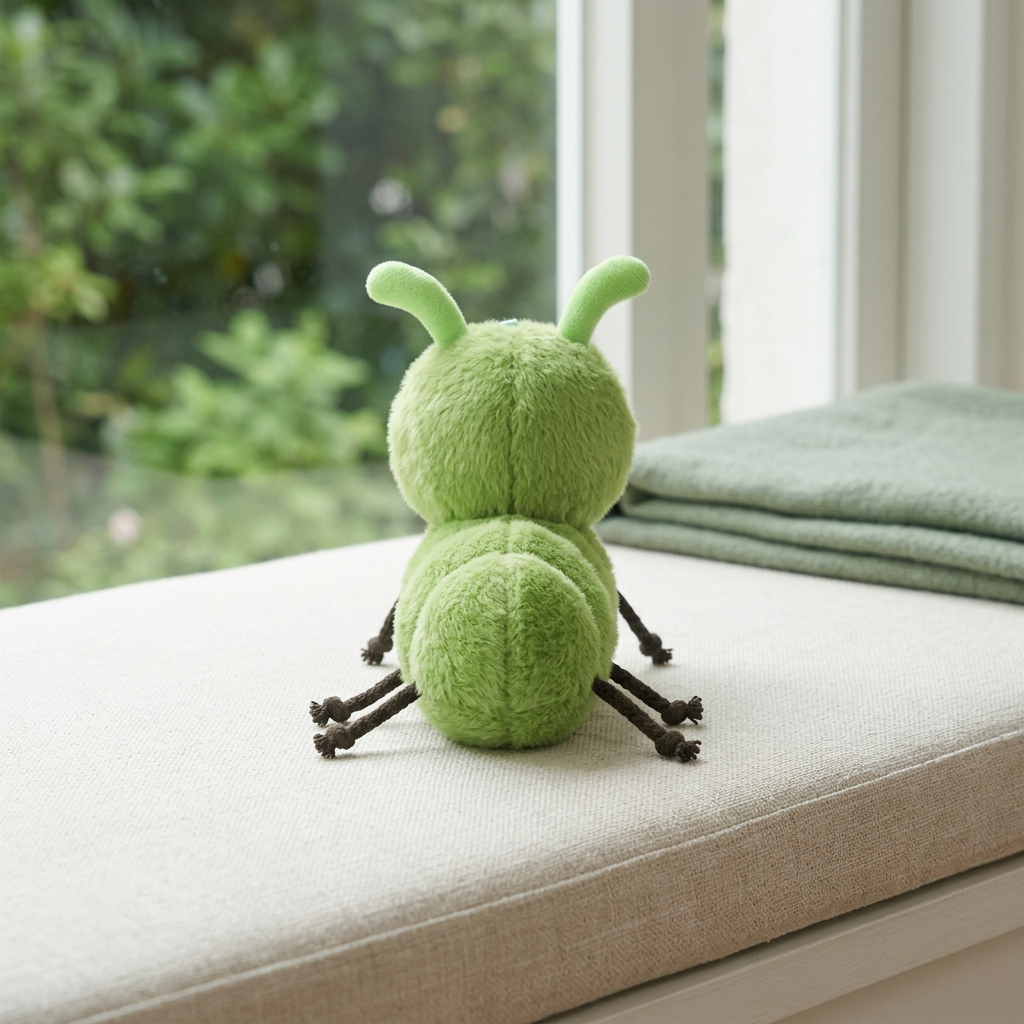 Funny insect plush soft toy with big expressive eyes – view 8 of 9