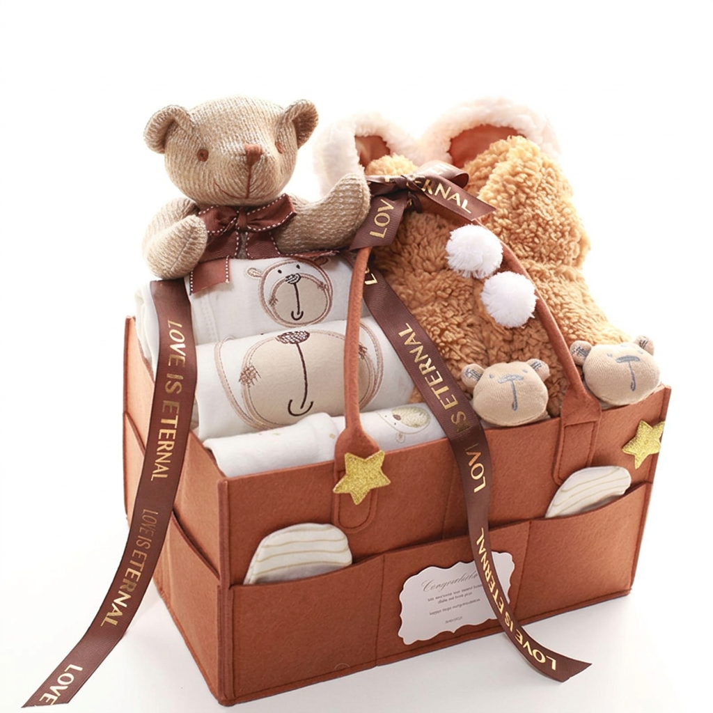 15 piece baby clothes gift set in bear or bow tie design – view 10 of 13