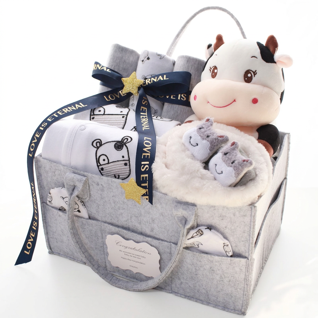15 piece baby clothes gift set in bear or bow tie design – view 3 of 13