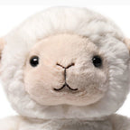 Lamb Plush Toy – Soft Stuffed Sheep Doll with Embroidered Face | 18 cm