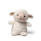 Lamb Plush Toy – Soft Stuffed Sheep Doll with Embroidered Face | 18 cm