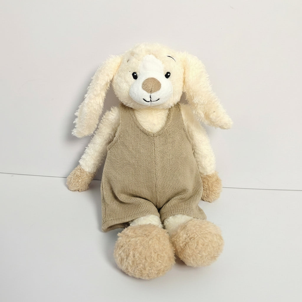 Overalls, elephant plush toy, teddy bear, cute plush toy for sleeping, comforting teddy bear