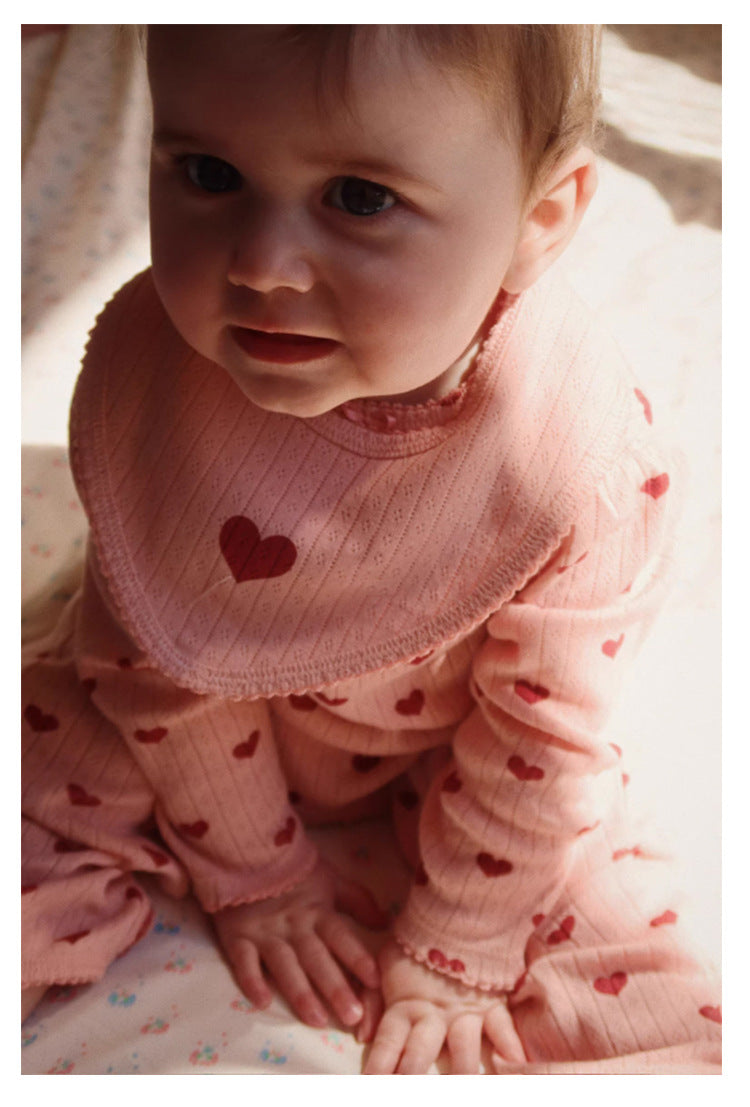 Long Sleeve Cotton Baby Romper - All Over Print Sleepsuit Style Bodysuit, 3 to 24 Months