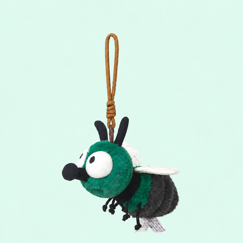 Plush insect soft toys including a mosquito, bee, ladybird, caterpillar and firefly – view 16 of 23