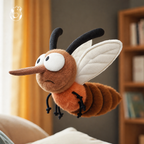 Plush insect soft toys including a mosquito, bee, ladybird, caterpillar and firefly – view 2 of 23