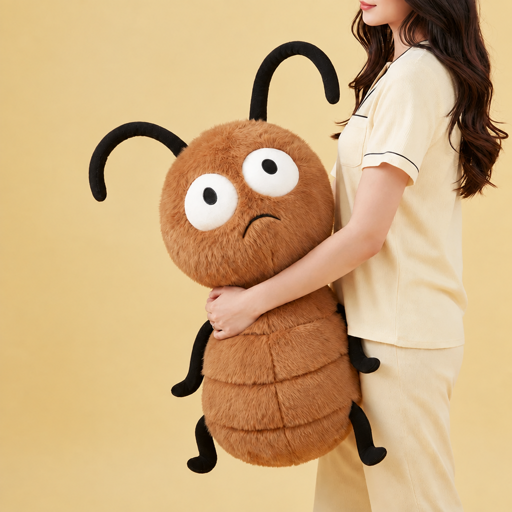 Plush insect soft toys including a mosquito, bee, ladybird, caterpillar and firefly – view 23 of 23