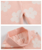 Floral Knit Two-Piece Baby Set - Pink