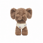 Fluffy long-pile plush animal soft toy, about 35cm tall – view 7 of 8