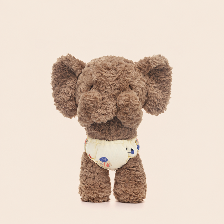 Long-Pile Plush Animal Soft Toy