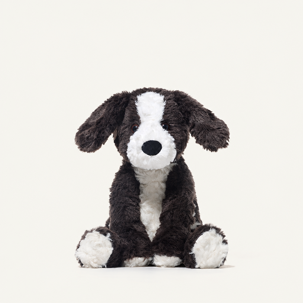24 cm sitting plush animal soft toy sitting upright – Border Collie