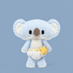 28 cm plush animal soft toy shown plain or dressed in a small outfit – view 10 of 10