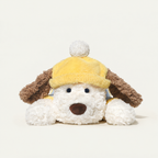 Soft plush puppy soft toys in three styles, including a sitting puppy holding a bee – view 4 of 7