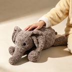 Short-plush animal soft toys including bunny, fox, elephant and hippo, 35 cm – view 3 of 8