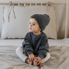 Relaxed Crew Neck Jumper for Babies and Children - Soft Knit Pullover, 3 Months to 6 Years