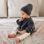 Relaxed Crew Neck Jumper for Babies and Children - Soft Knit Pullover, 3 Months to 6 Years