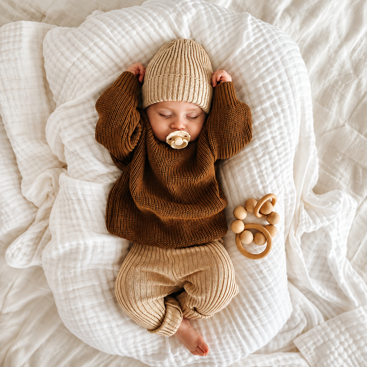 Relaxed Crew Neck Jumper for Babies and Children - Soft Knit Pullover, 3 Months to 6 Years